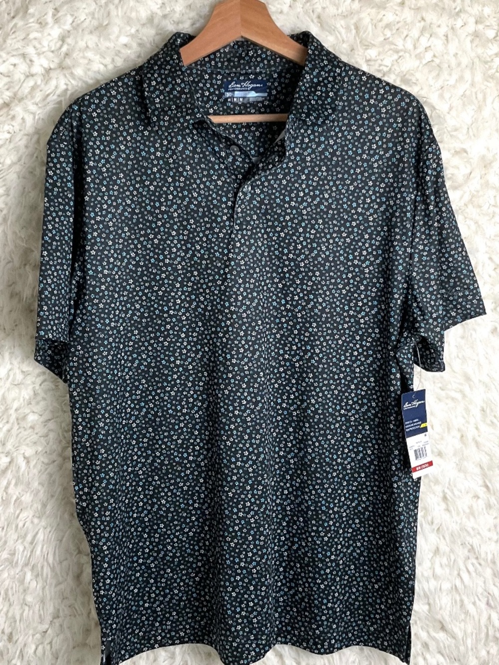 BEN HOGAN MEN'S PERFORMANCE POLO T-SHIRT~SIZE MEDIUM~NEW!